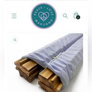 Peace Love and Mahjong Rack Bag